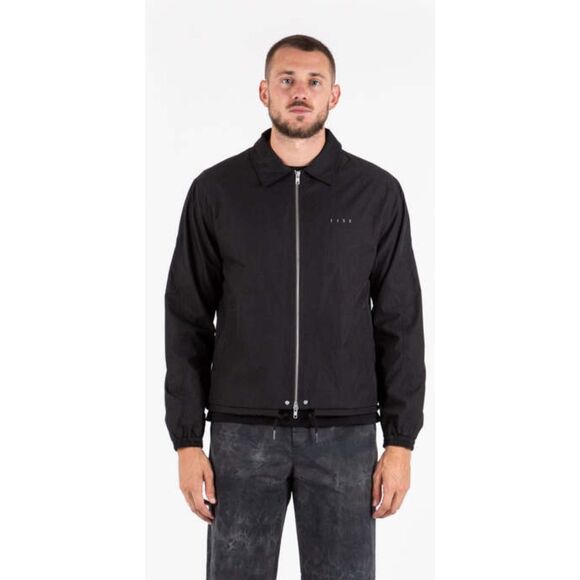 IISE Creased Coach Jacket in Black NWT Size Small - Picture 1 of 9